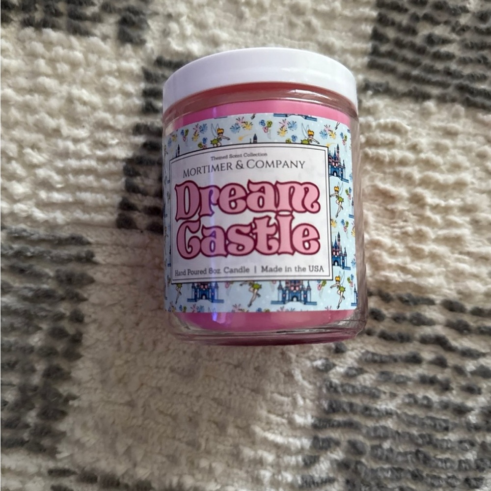 Dream Castle Pink Candle